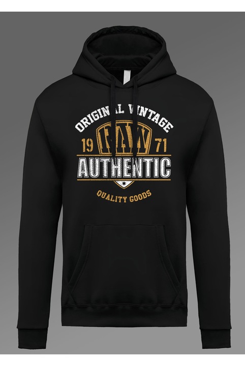 Hanorac Barbati Casual RAW, Negru