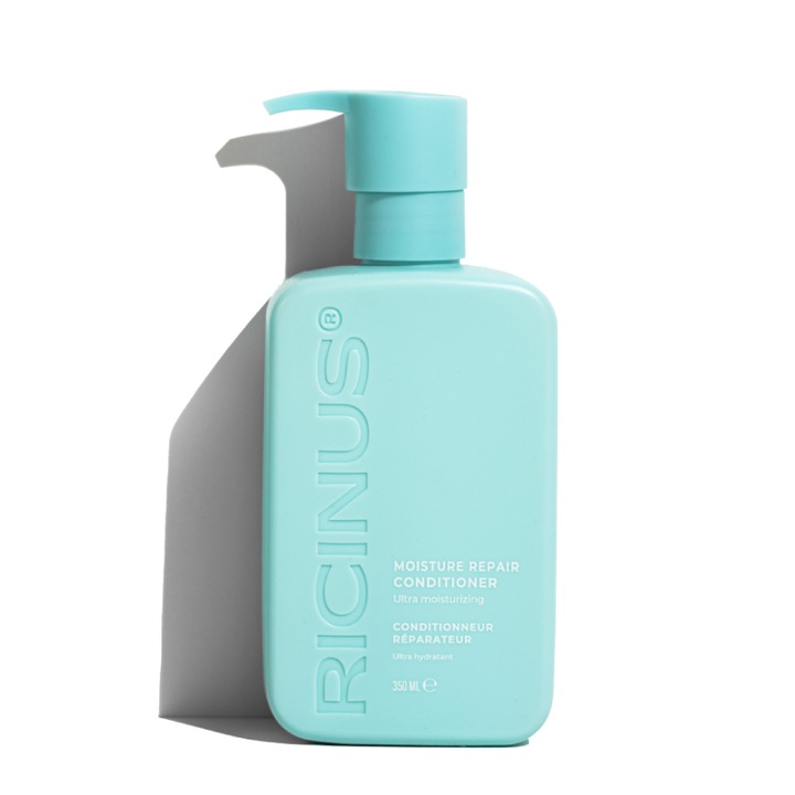 Balsam Hidratant Intens, Balsam Tratament Repararea Parului Fragil si Deteriorat, Regenerare Intensiva cu Ulei de Ricin si Keratina Vegetala, Balsam Reparator, Conditioner, Balsam Profesional, Nutritie Profunda, Reda Stralucirea Naturala, 350ml, Ricinus