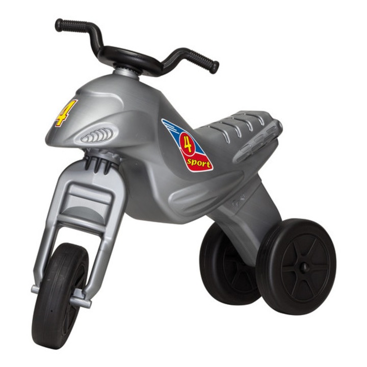 Motocicletă copii Super Bike 4 Maxi, poliție, fără pedale, 3-5 ani