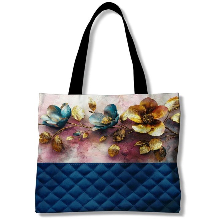 Genti de cumparaturi, HomeView, geanta usoara de umar, geanta de mana pentru cumparaturi, poliester, multicolor model 427