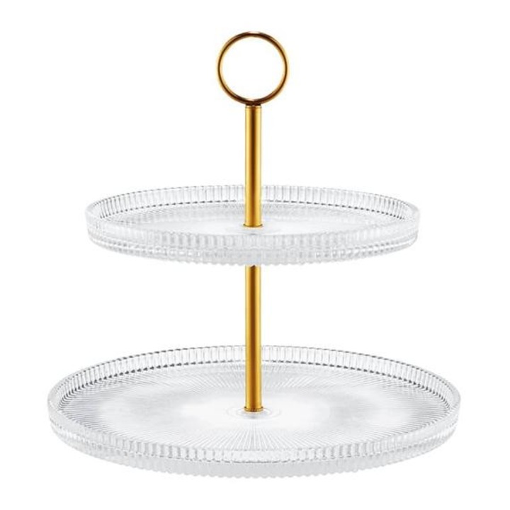 Ambition Curly 2 szintes kínáló arany