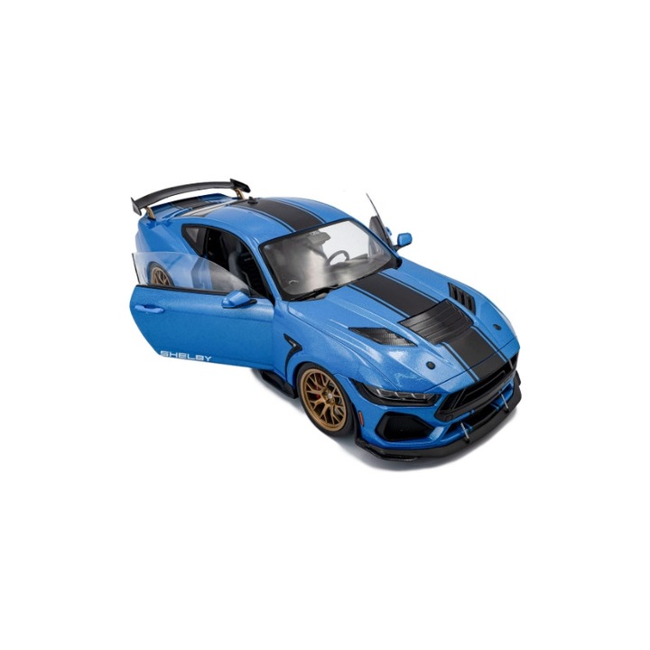 Shelby Super Snake autómodell, Grabber Blue Metallic, 2025, 1:18, Solido