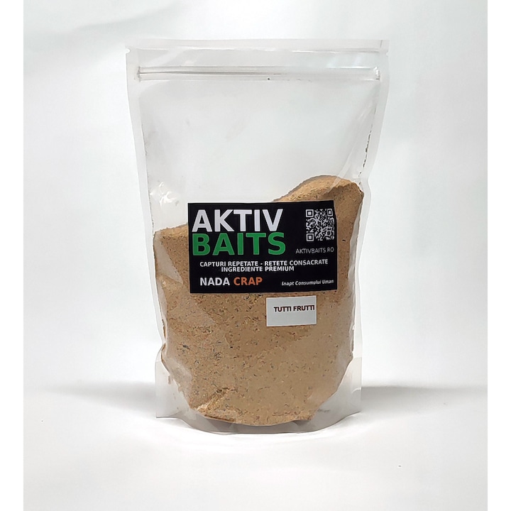 Nada Groundbait crap, 1 kg, aroma Tutti Frutti, textura mixta