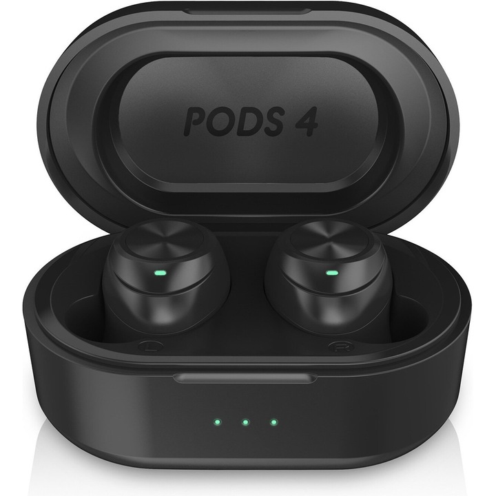 Niceboy Hive Pods 4 vezeték nélküli fülhallgató, in-ear, fekete