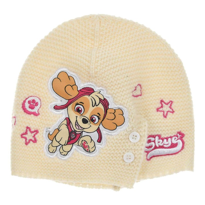 Caciula crosetata pentru fete Paw Patrol 34997, Roz