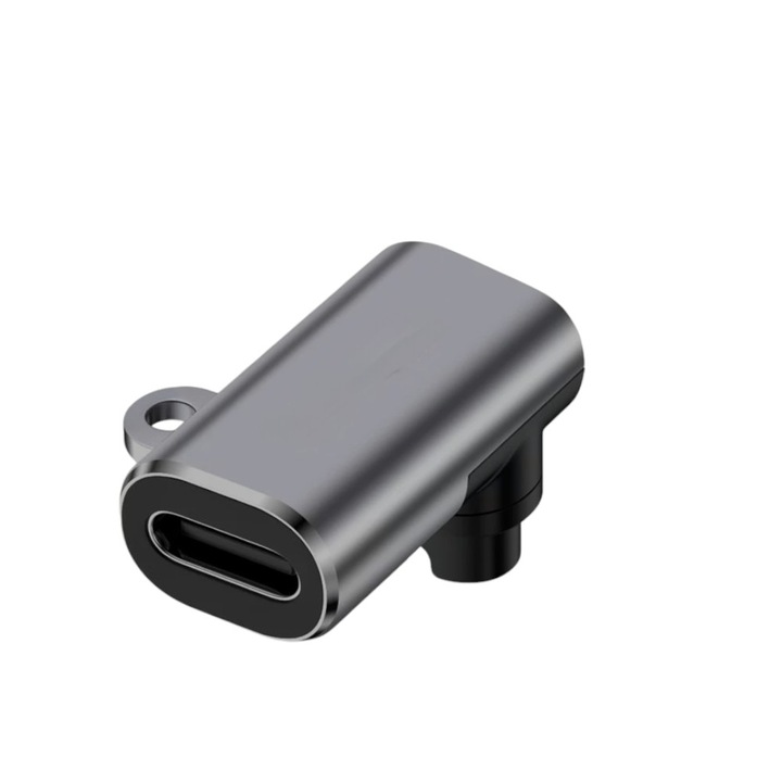 Conector/Adaptor pentru ceas Garmin la type-c, Negru/Argintiu