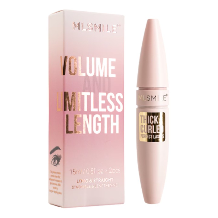 Szempillaspirál: volumen, hosszabbítás, göndörítés, vízálló, elkenődésmentes, 3D hatás, Y04#