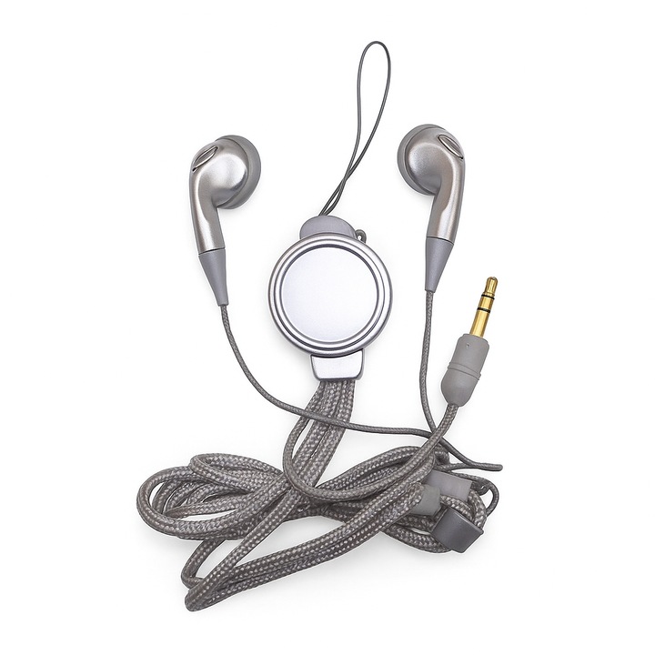 Casti intraauriculare YOURZ-S4-E, YOURZ-S2-E, Maini libere, mufa stereo de 3,5 mm cu microfon, alb