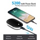 Преносим нагревател за ръце, Bedee, 2 в 1, 5200mAh, черен, 10.4x5.3x2.8см