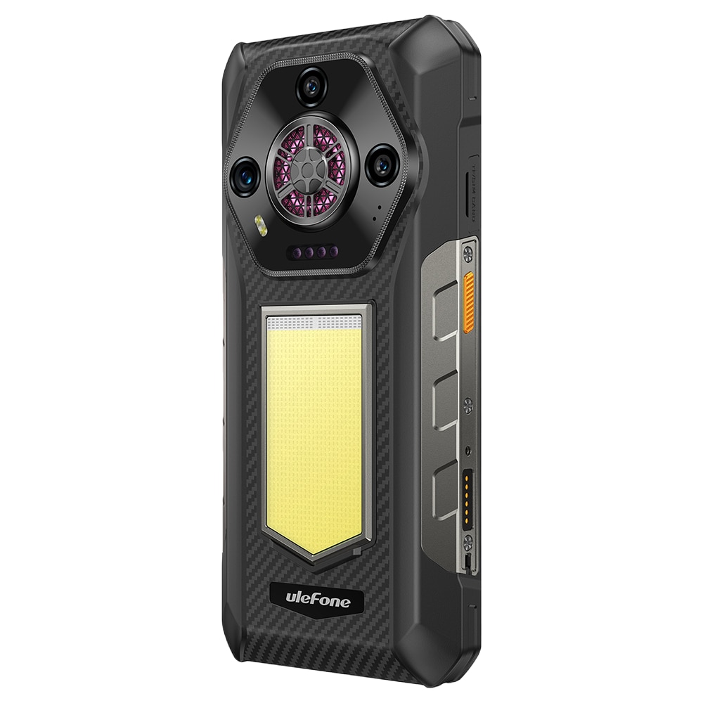 Telefon mobil Ulefone Armor 30, Dual SIM, 4G, IPS 6.95-inch 120Hz 700nits, 24GB RAM / 512GB, Camera 50MP + 64MP + 50MP, RGB Infinite Halo 2.0, Big Speaker 118dB, Lantera Puternica Survivor 6.84W, 12800mAh, NFC, IP68/IP69K, Android 15