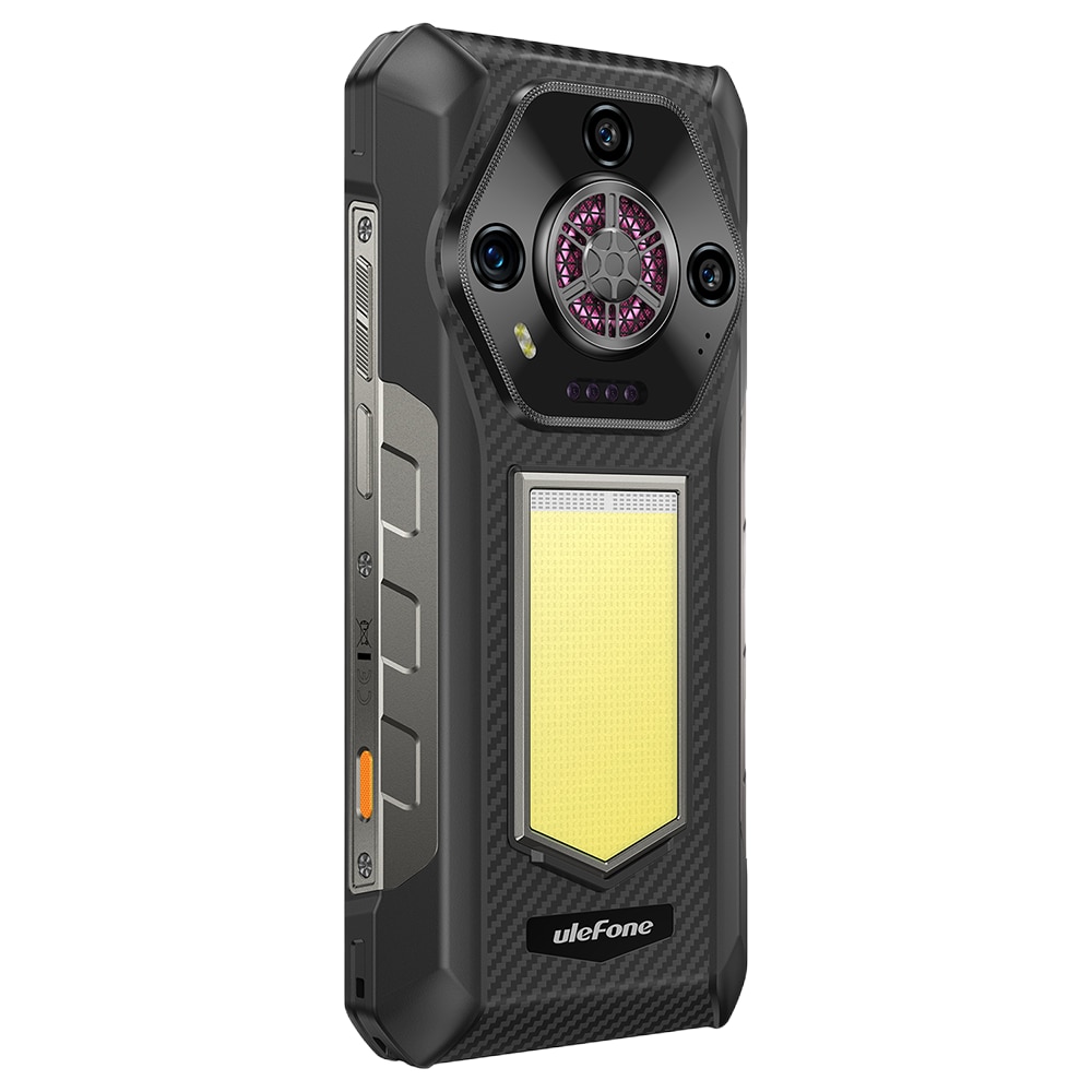Telefon mobil Ulefone Armor 30, Dual SIM, 4G, IPS 6.95-inch 120Hz 700nits, 24GB RAM / 512GB, Camera 50MP + 64MP + 50MP, RGB Infinite Halo 2.0, Big Speaker 118dB, Lantera Puternica Survivor 6.84W, 12800mAh, NFC, IP68/IP69K, Android 15