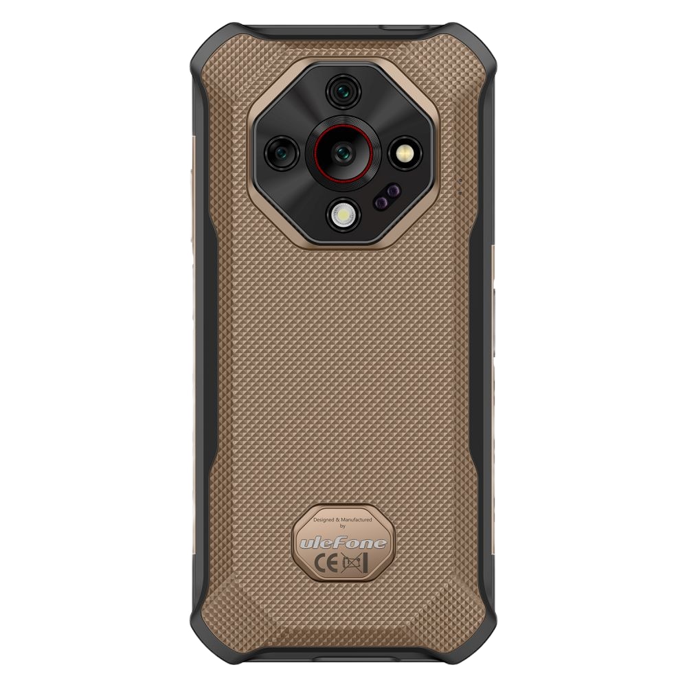 Telefon mobil Ulefone Armor X16 Pro, Dual SIM, 5G, Dimensity 6300, 6.56-inch 120Hz IPS, 16GB RAM / 256GB, Camera 64MP + 25MP + 2MP Macro, NFC, Infrarosu, 10360mAh, IP68/IP69K, Android 15, Sand Dune