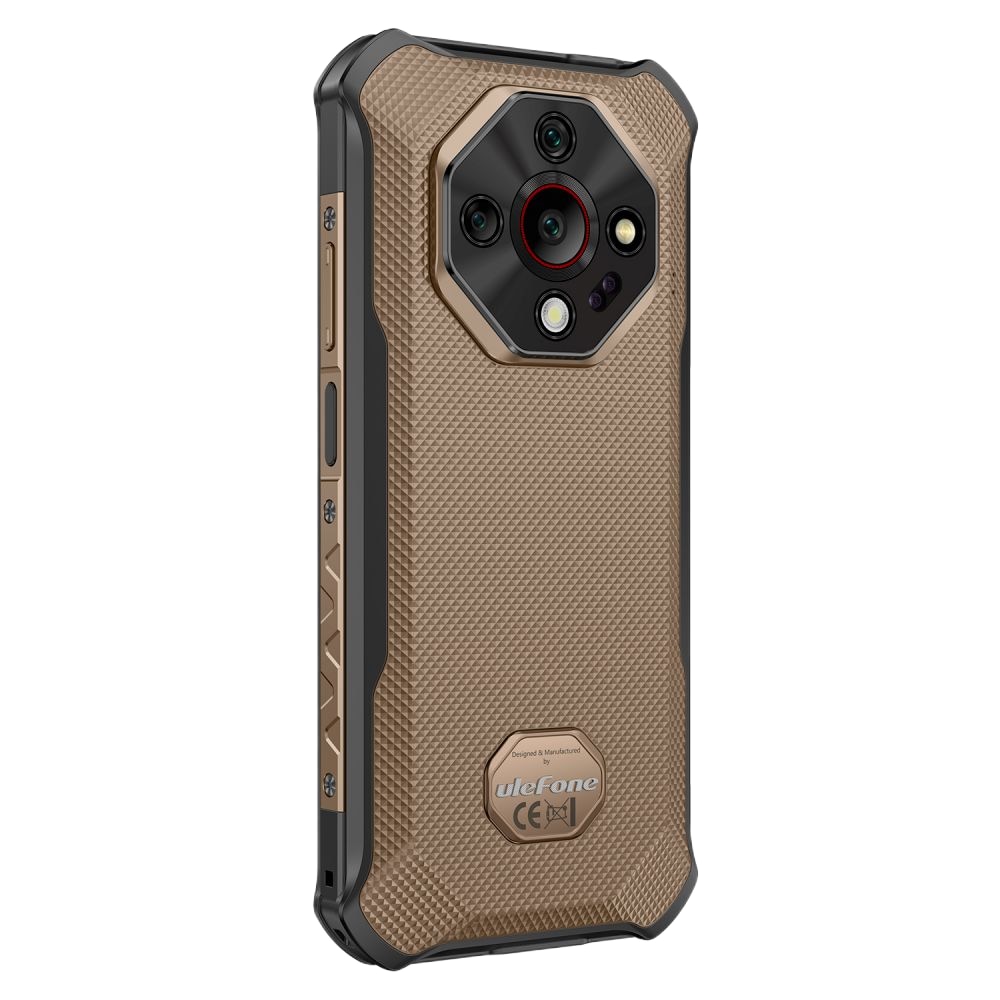 Telefon mobil Ulefone Armor X16 Pro, Dual SIM, 5G, Dimensity 6300, 6.56-inch 120Hz IPS, 16GB RAM / 256GB, Camera 64MP + 25MP + 2MP Macro, NFC, Infrarosu, 10360mAh, IP68/IP69K, Android 15, Sand Dune