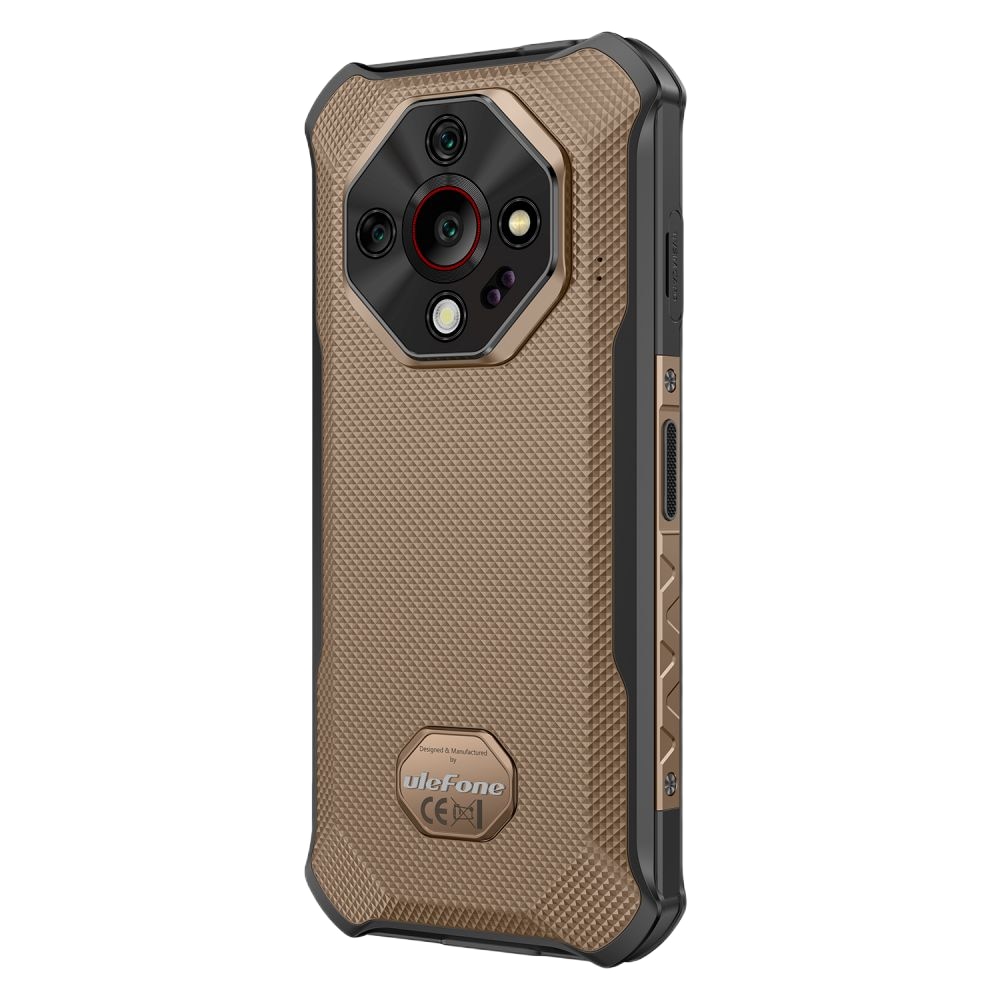 Telefon mobil Ulefone Armor X16 Pro, Dual SIM, 5G, Dimensity 6300, 6.56-inch 120Hz IPS, 16GB RAM / 256GB, Camera 64MP + 25MP + 2MP Macro, NFC, Infrarosu, 10360mAh, IP68/IP69K, Android 15, Sand Dune