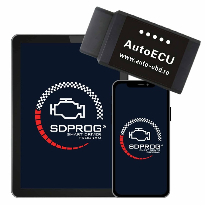 Pachet diagnoza tester Bluetooth Android + program SDPROG in limba romana, licenta pe viata pentru autoturisme, motociclete si quad-uri