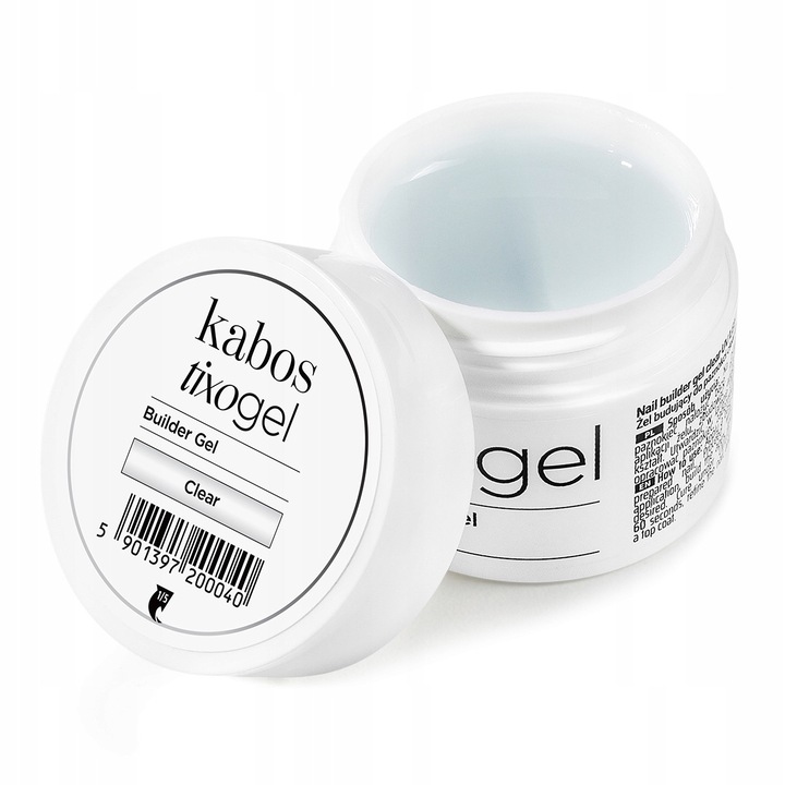 Gel de constructie UV/LED, Transparent, Kabos Tixogel, memorie lichida, autonivelant, 15g