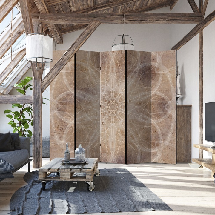 Paravan decorativ dublu in cinci parti 225x172