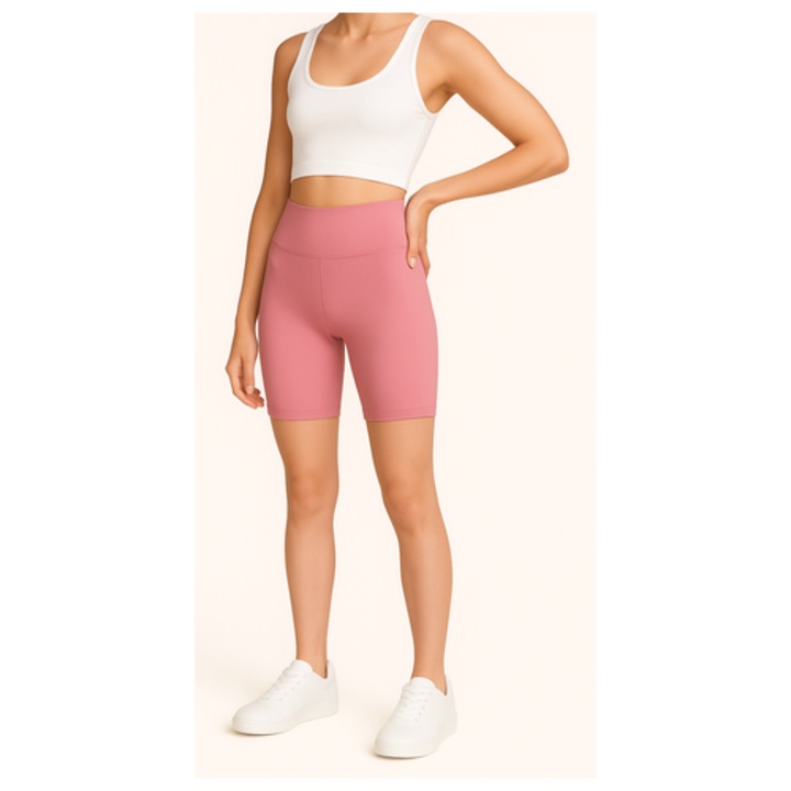 Rövidnadrág 2flexi, magas derék, többszínű, L