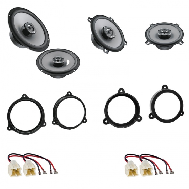 Комплект колони Hertz, предна и задна част, Dacia Logan 2 (2013-2020)