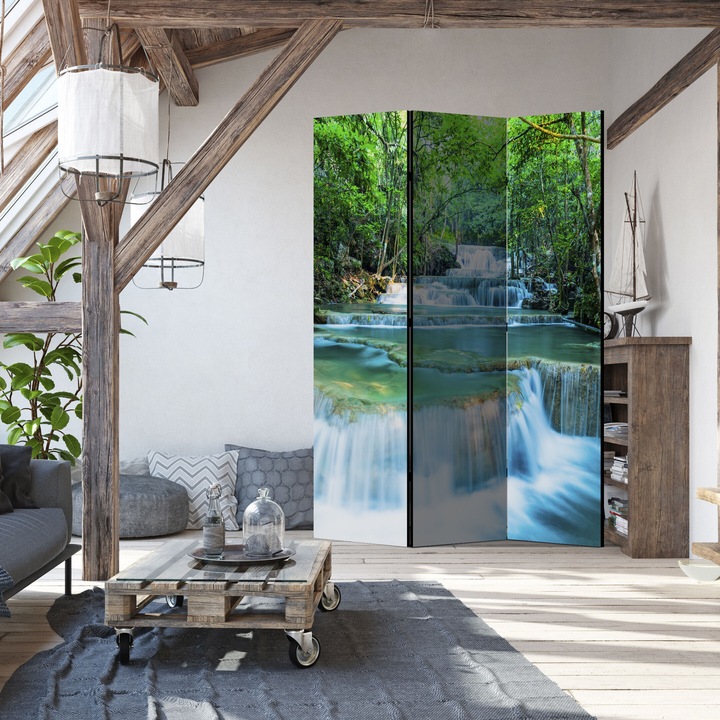 Paravan decorativ unisecur in trei parti 135x172