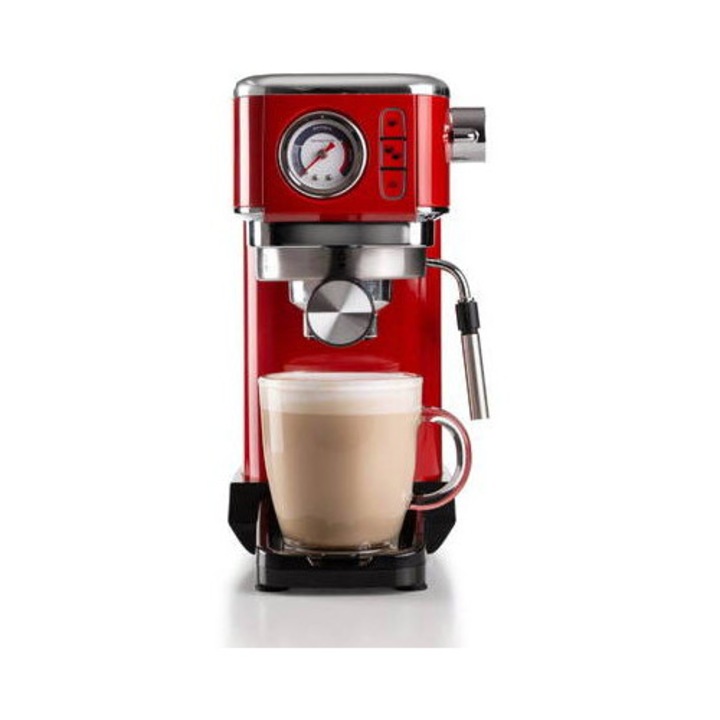 Espressor Ariete 1050 W, 1.2 l, 15 bar, rosu
