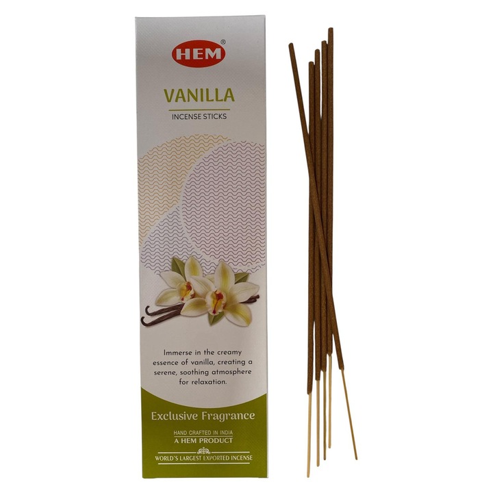 GOBI illatos füstölőpálcikák - HEM VANILLA, 25g/doboz