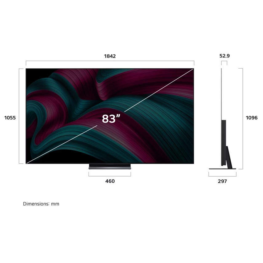 Televizor OLED LG 210 cm 83" OLED83C59LA, Ultra HD 4K, Smart TV, WiFi