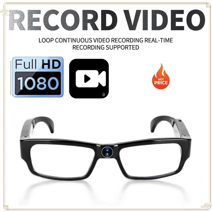 HD мини спортна видеокамера, модерен дизайн, цветен видеозапис със звук