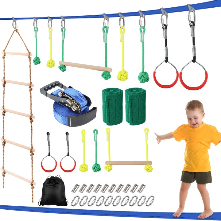 Комплект за игра Piduules, 9 части, Тренировка за баланс, Многоцветен