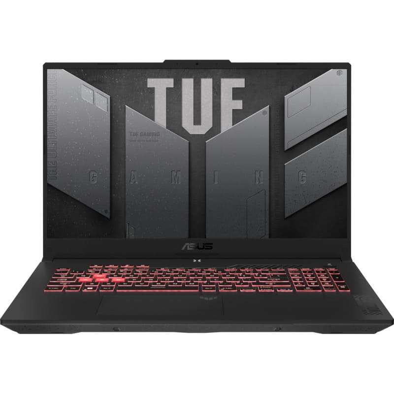 Laptop Gaming ASUS TUF A17 FA707NUG-HX177, 17.3" Full HD 144Hz, AMD Ryzen™ 7 7445HS, 16GB RAM, SSD 512GB, nVidia GeForce RTX 4050 6GB, Fara sistem de operare, Mecha Gray