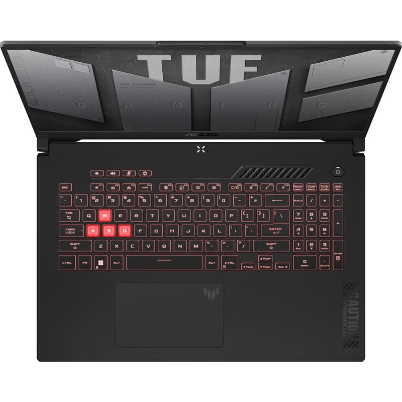 Laptop Gaming ASUS TUF A17 FA707NUG-HX177, 17.3" Full HD 144Hz, AMD Ryzen™ 7 7445HS, 16GB RAM, SSD 512GB, nVidia GeForce RTX 4050 6GB, Fara sistem de operare, Mecha Gray