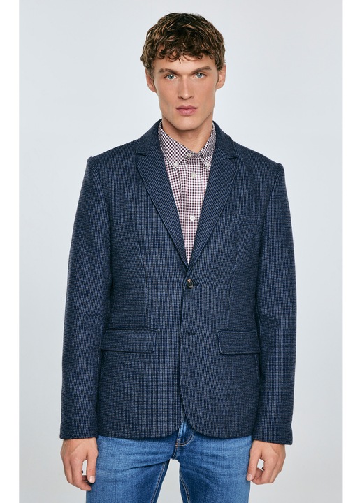 Мъжко сако, Big Star, Ares 403, тъмносиньо, вълна, полиестерна подплата