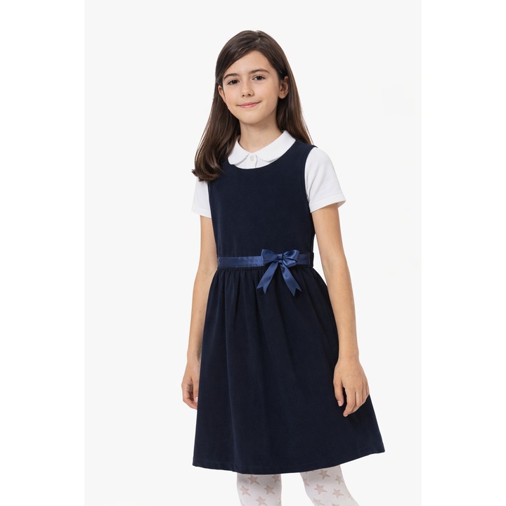 Sarafan Be You raiata cu fundita, Bleumarin