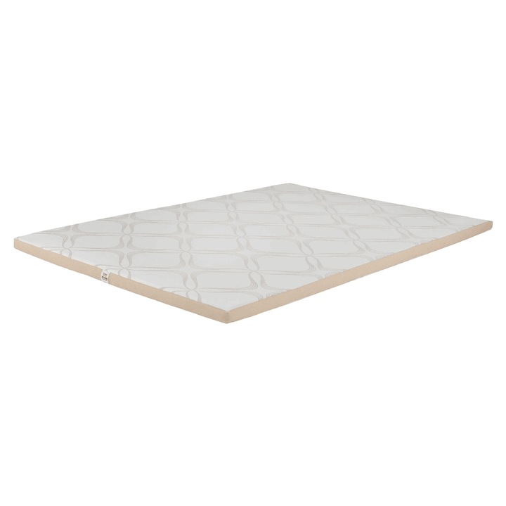 Topper Saltea Ortopedic Memory Foam Geladi 190x130 cm, Spuma cu memorie, Fermitate moale