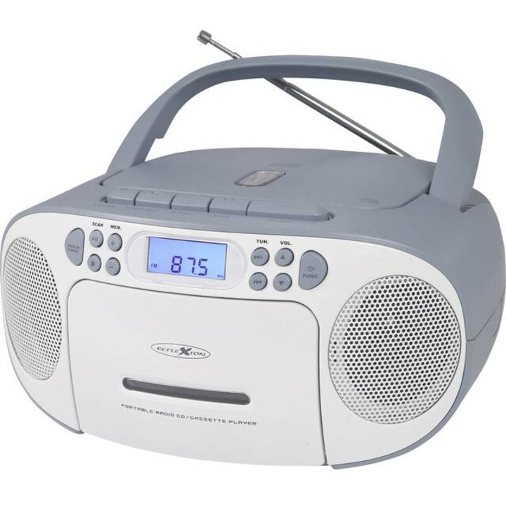 Sistem audio Reflexion, RCR2260W/BL, 2 canale, Alb/Albastru