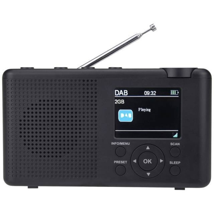 Sistem audio Reflexion TRA23DABANT, 16W, DAB+, FM, gri, 2 canale