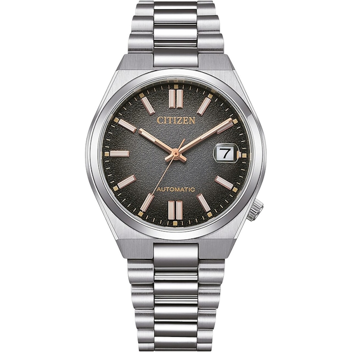 Ceas de dama Citizen NJ0200-50X, Automatic, 37mm, 5ATM, Argintiu