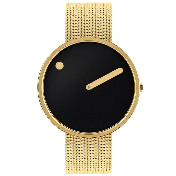 Ceas de dama Picto 43387-0920G, Quartz, 40mm, 5ATM