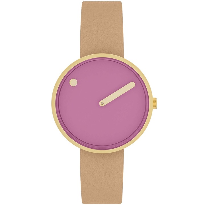 Ceas de dama Picto 34078-4514G, Quartz, 34mm, 5ATM