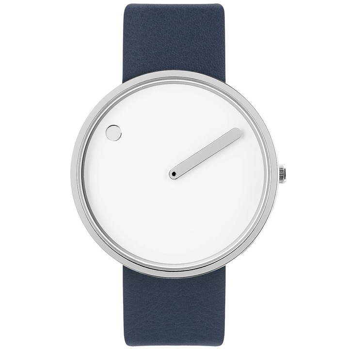 Ceas de dama Picto Quartz, 40mm, 5ATM, Alb