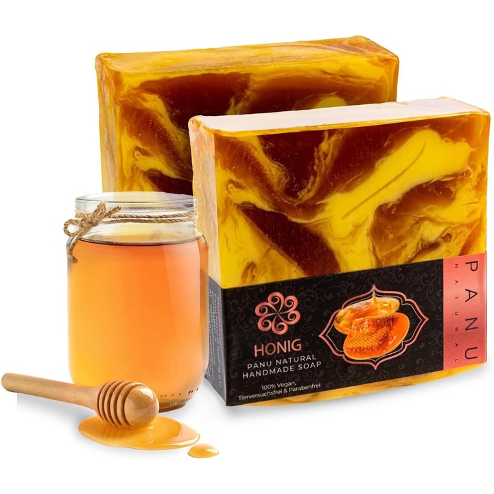 Sapun natural, 110g, pentru toate tipurile de ten, fabricat manual, vegan, hidratant