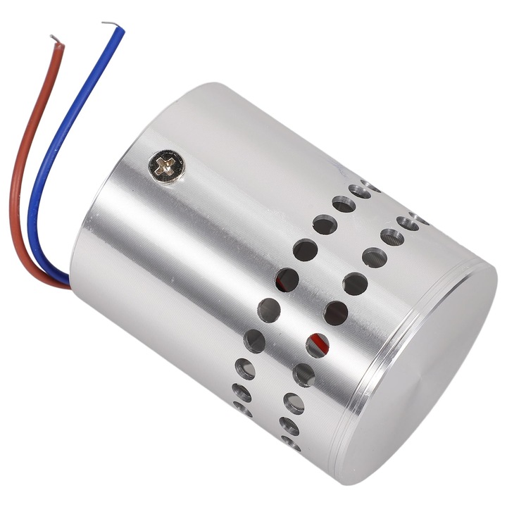 Aplica LED perete, Housoutil, Spirala, Lumina Alb Calda, Aluminiu, 3W