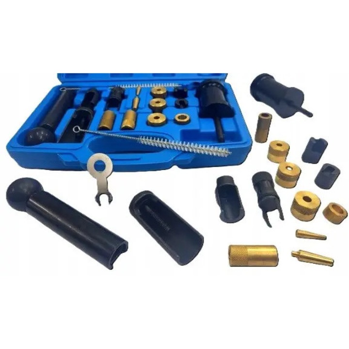 Extractor injector profesional AMD TOOLS, 18 piese, pentru Volkswagen, otel carbon, cutie transport