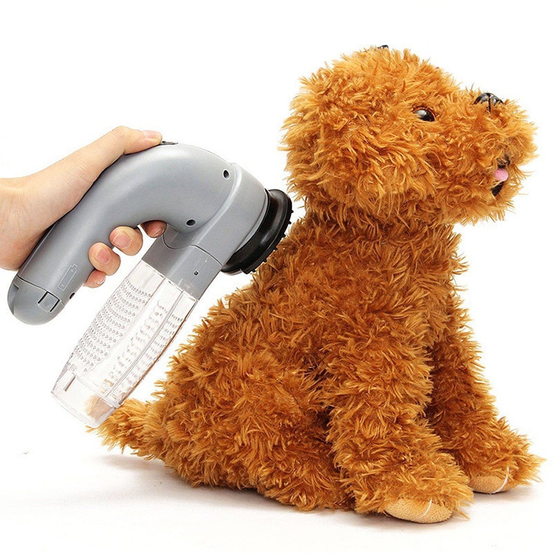 Aspirator portabil pentru par de animale, 2 in 1, design compact, usor de curatat, pentru caini si pisici