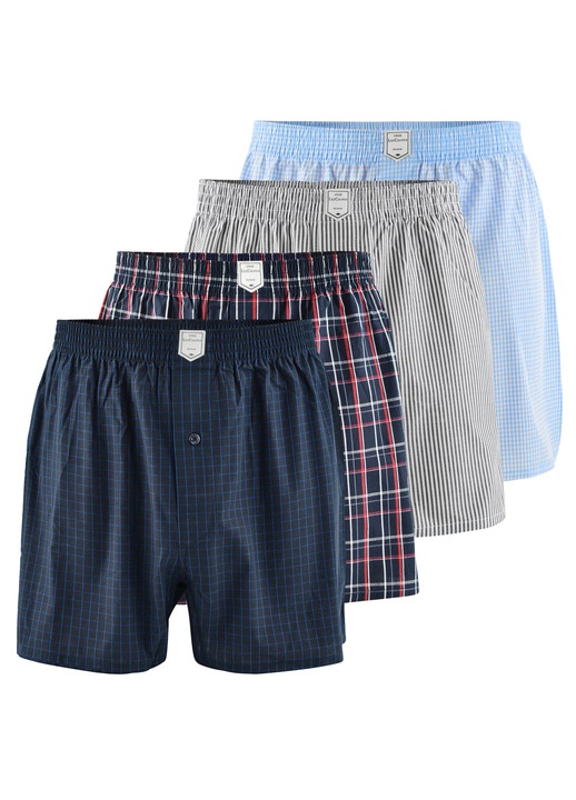 Boxeri Lee Cooper, set 4 bumbac, multicolor, Multicolor