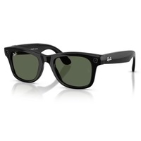 Ochelari Smart Ray-Ban META Wayfarer Gen 2, marime 53-22, Wi-Fi 6, Bluetooth, Aparat foto 12MP cu filmare 3K vertical, Asistent vocal, Microfon, Difuzoare, 32GB Flash, Lentile G-15 Verzi, rama Negru lucios