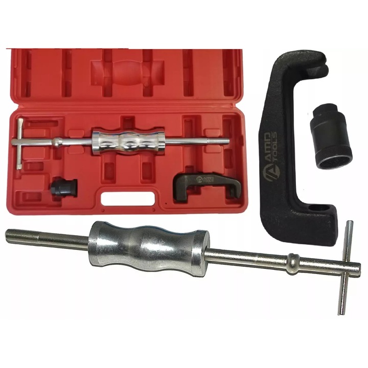 Екстрактор инжектори инерционен AMD TOOLS, комплект, за Mercedes-Benz CDI, дължина 430мм, 540мм, тегло 1,85кг
