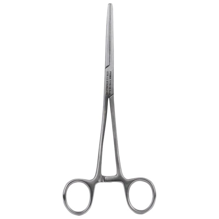 Pean érfogó csipesz, egyenes, rozsdamentes acél, PRIMA, 18.5cm