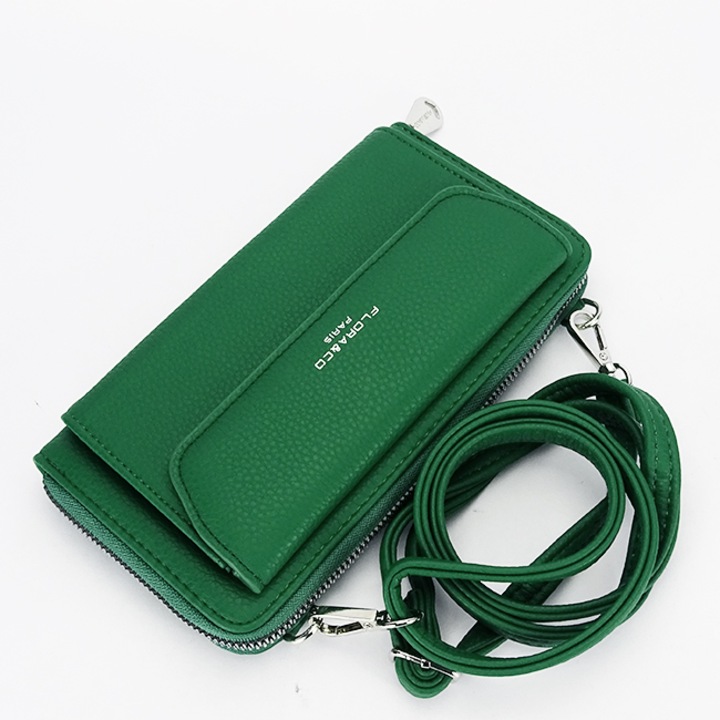 Portofel si port telefon verde H6017 07 Verde