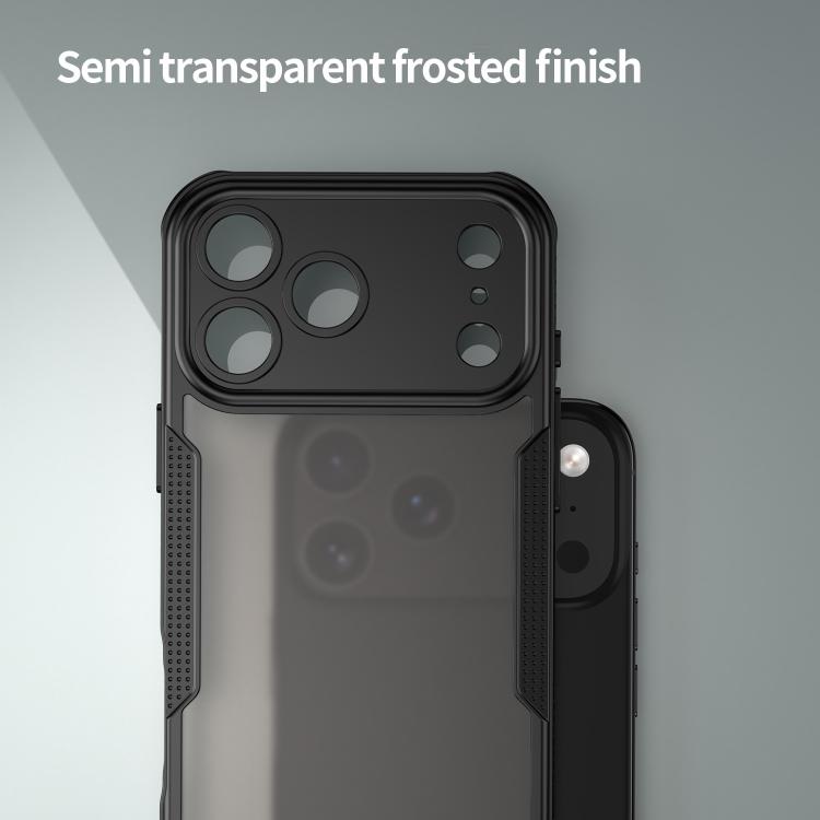 Husa pentru Apple iPhone 17 Pro Max, Defender Matt, Protectie Camere, AntiShock, Neagra